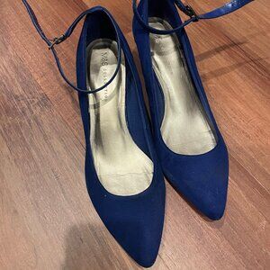 M&S Brilliant Blue Wedge Pump